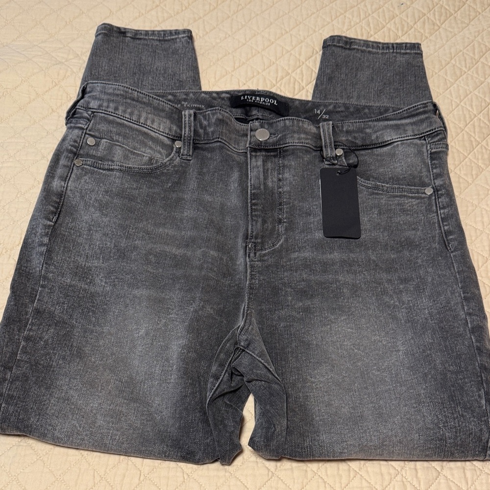 Liverpool Women's Skinny Jeans - Gray - Picture 2 of 9